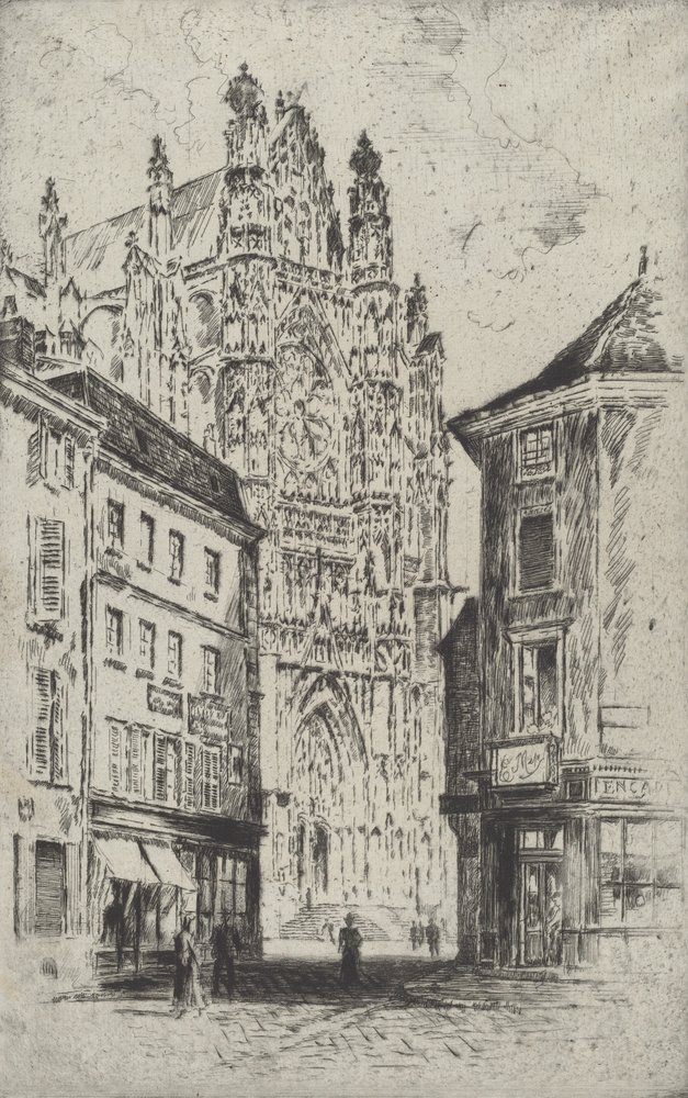 The Transept, Beauvais, 1907 by Joseph Pennell