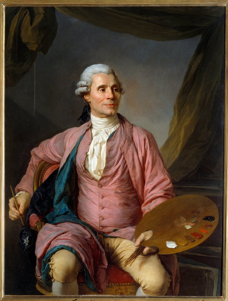 Portrait of the Painter Joseph Marie Vien by Joseph Siffred Duplessis