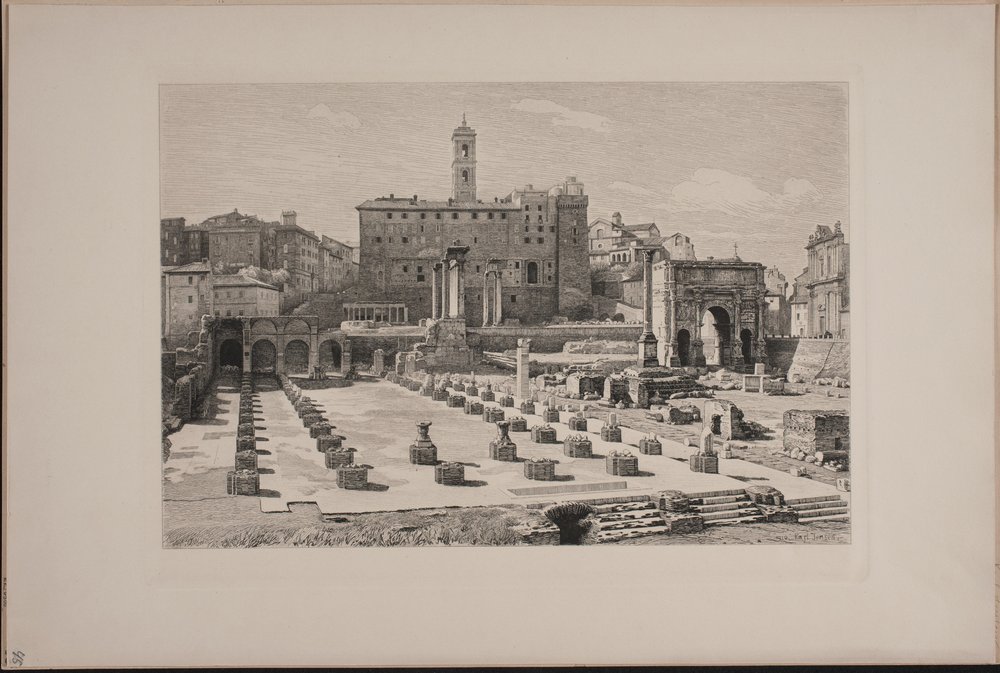 Forum Romanum by Karl Jensen