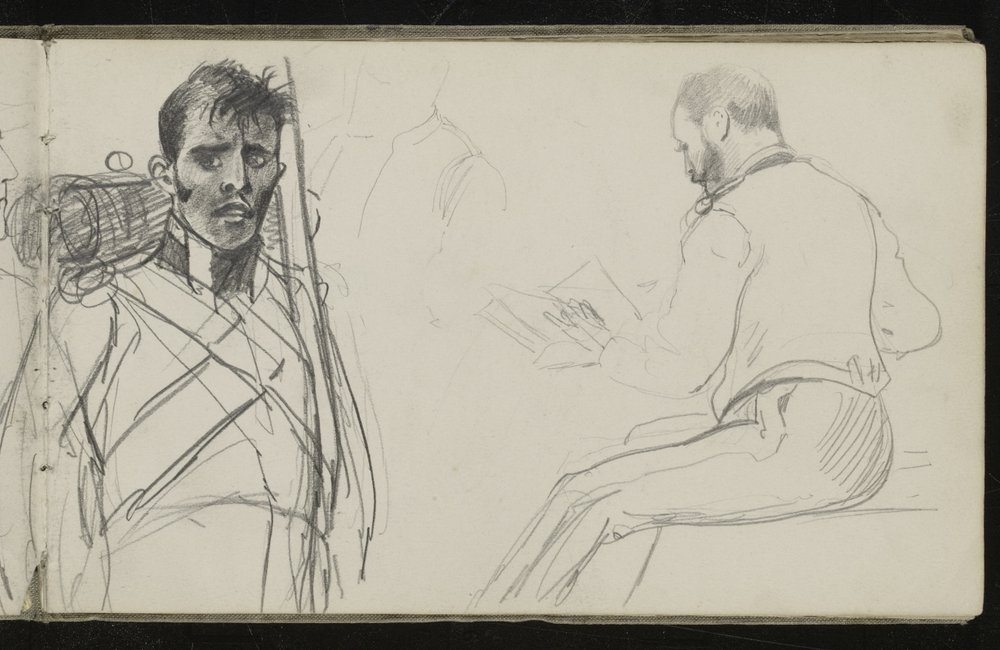 Study for 'Dawn of Waterloo', 1893 by Lady Butler