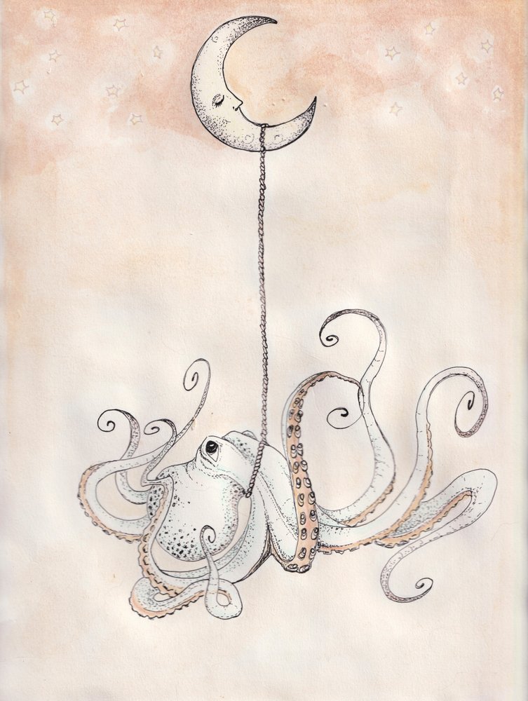 Goodnight Octopus, 2025 by Laurie Michaels