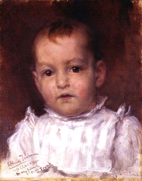 Portrait of Master John Alfred Parsons Millet by Lawrence Alma-Tadema