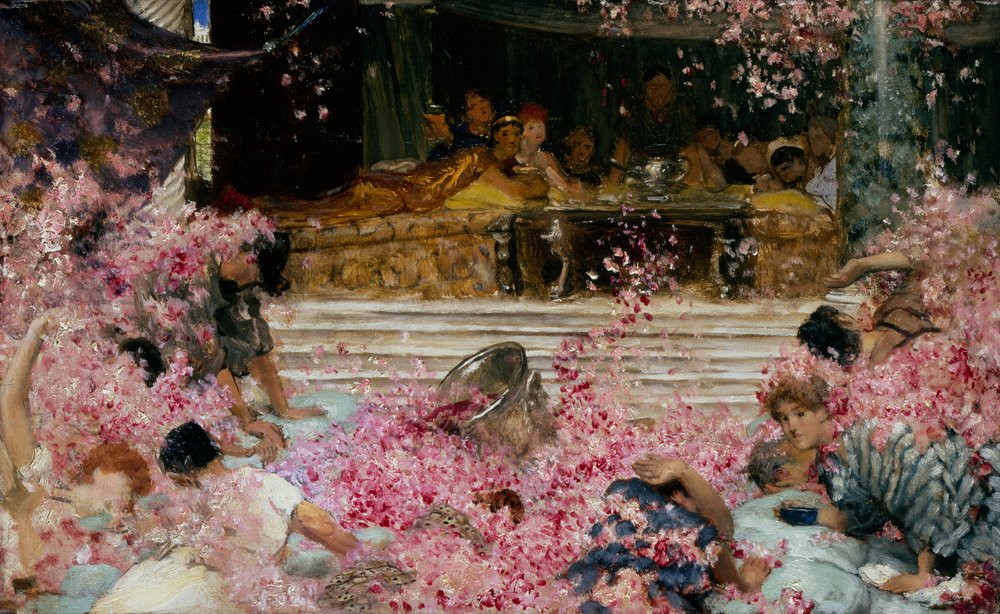 Study for The Roses of Heliogabalus, c. 1888 by Lawrence Alma-Tadema