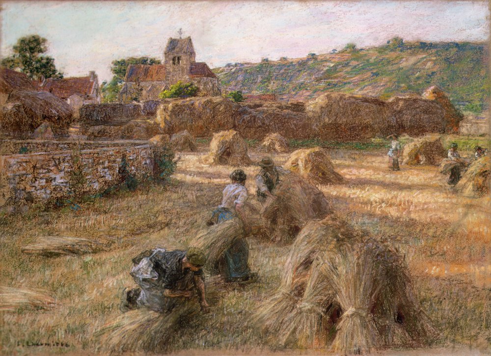 The Sheaf Binders, 1897 by Leon-Augustin Lhermitte