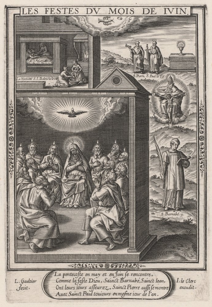 June: The Pentecost by Leonard Gaultier