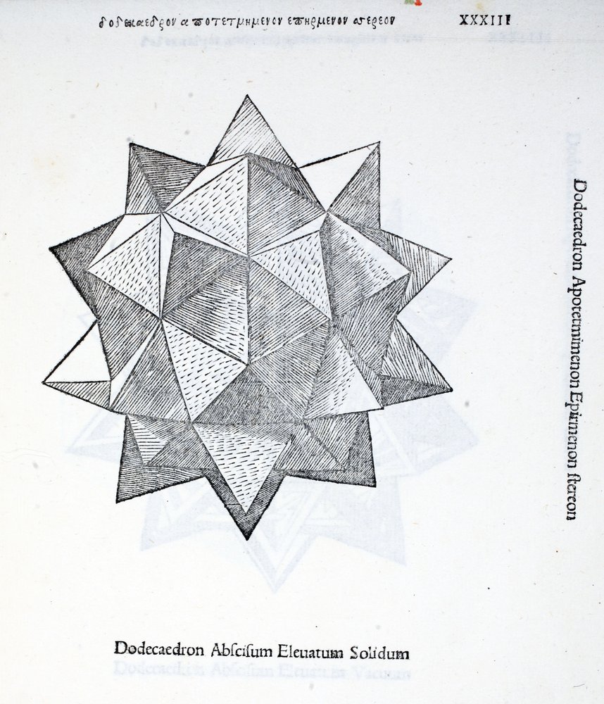 Dodecaedron Abscisum Elevatum Solidum, Illustration from 