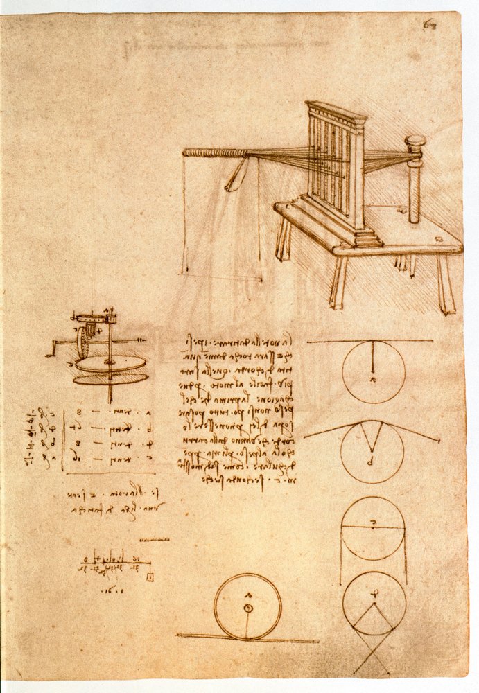 Study for a Textile Machine, 'Codex Madrid I'