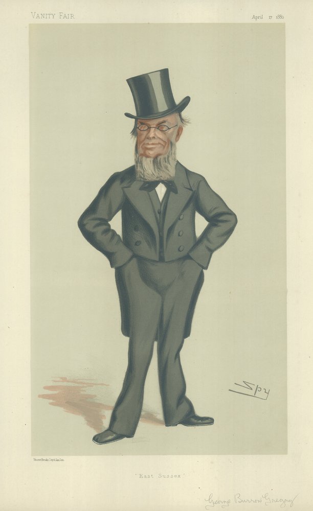 Mr George Burrow Gregory by Leslie Matthew Ward