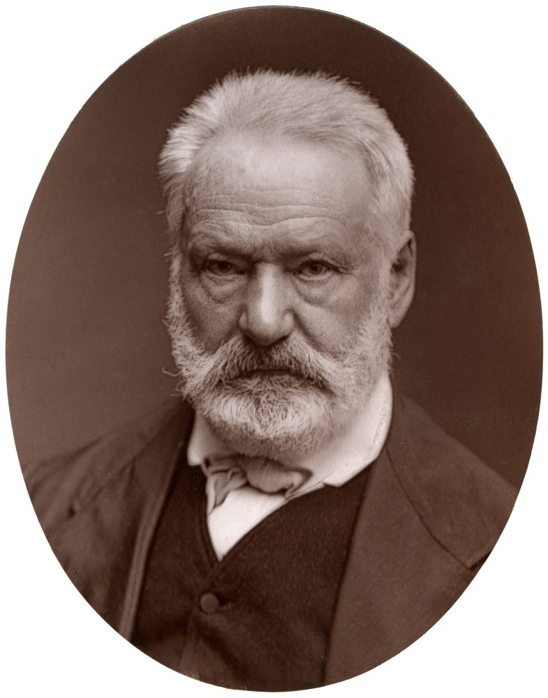 Victor Hugo, French poet, dramatist and novelist, 1877 by Lock and Whitfield