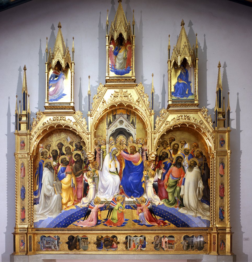 Coronation of the Virgin by Lorenzo Monaco