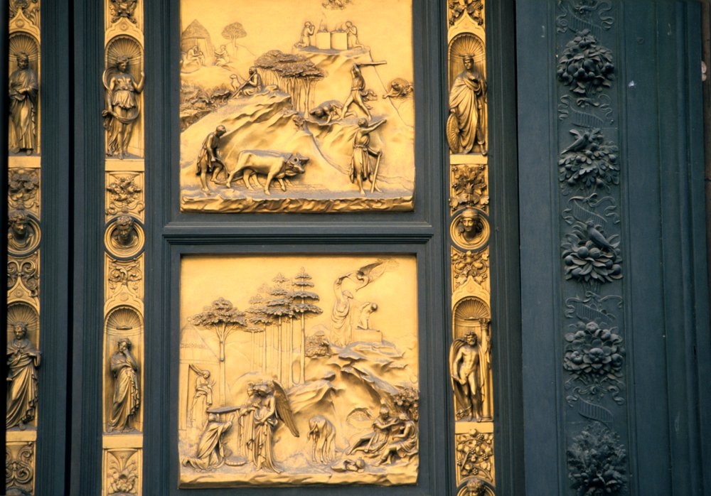 The Gates of Paradise, Baptistry, Florence, Italy, 1425-1452 by Lorenzo Ghiberti