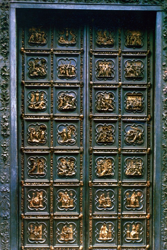 The North Doors of the Baptistry of San Giovanni by Lorenzo Ghiberti