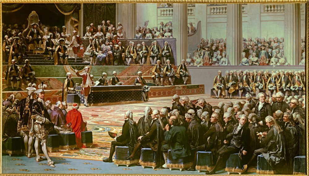 Opening of the General States at Versailles on 5 May 1789. Painting by Auguste Couder (1789-1873) by Louis Charles Auguste Couder