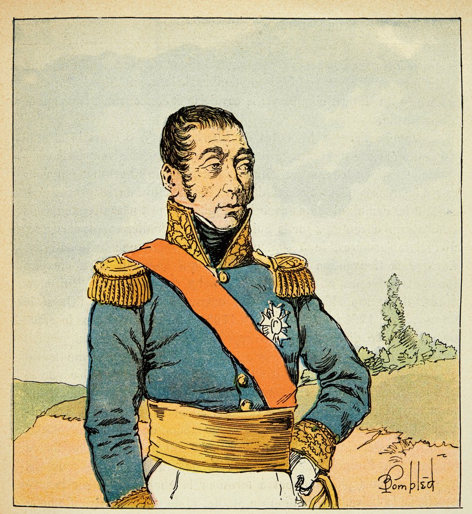 Portrait of Marshal Emmanuel de Grouchy by Louis Charles Bombled