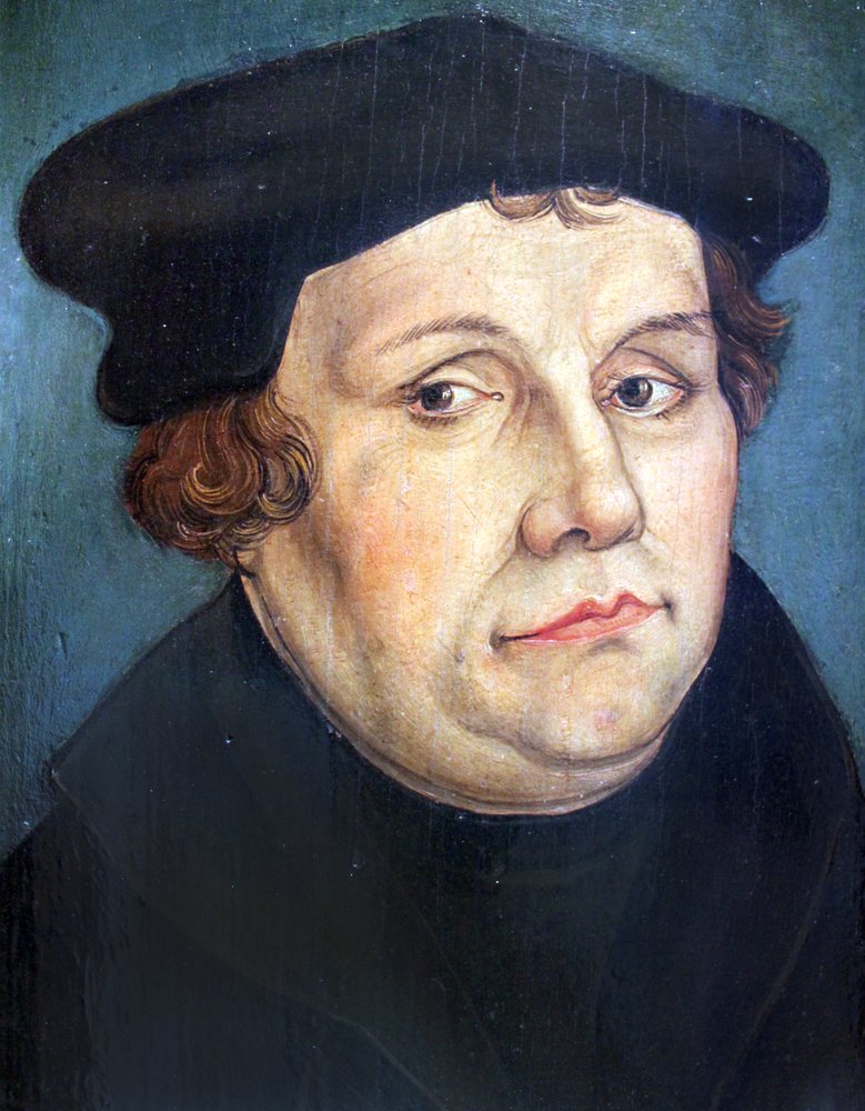 Portrait of Martin Luther by Lucas Cranach the Younger