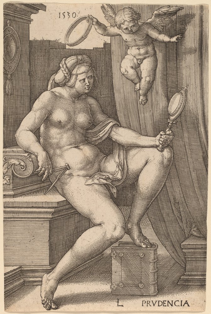 Prudence by Lucas van Leyden