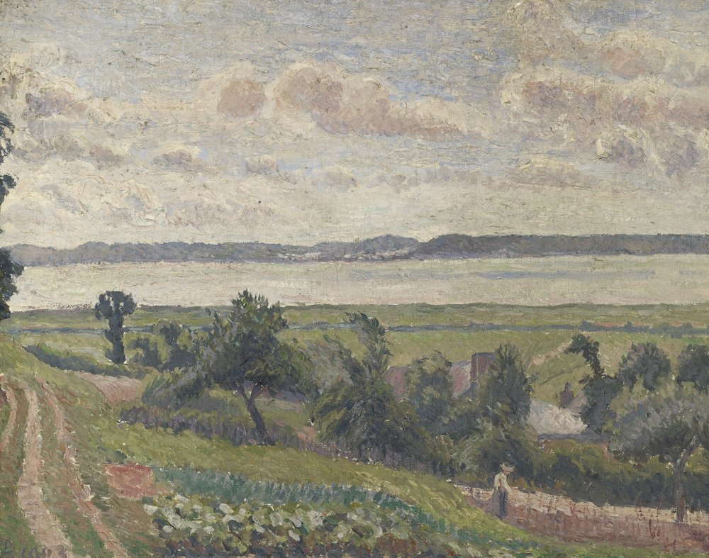View over the Estuary, Harfleur, 1903 by Lucien Pissarro