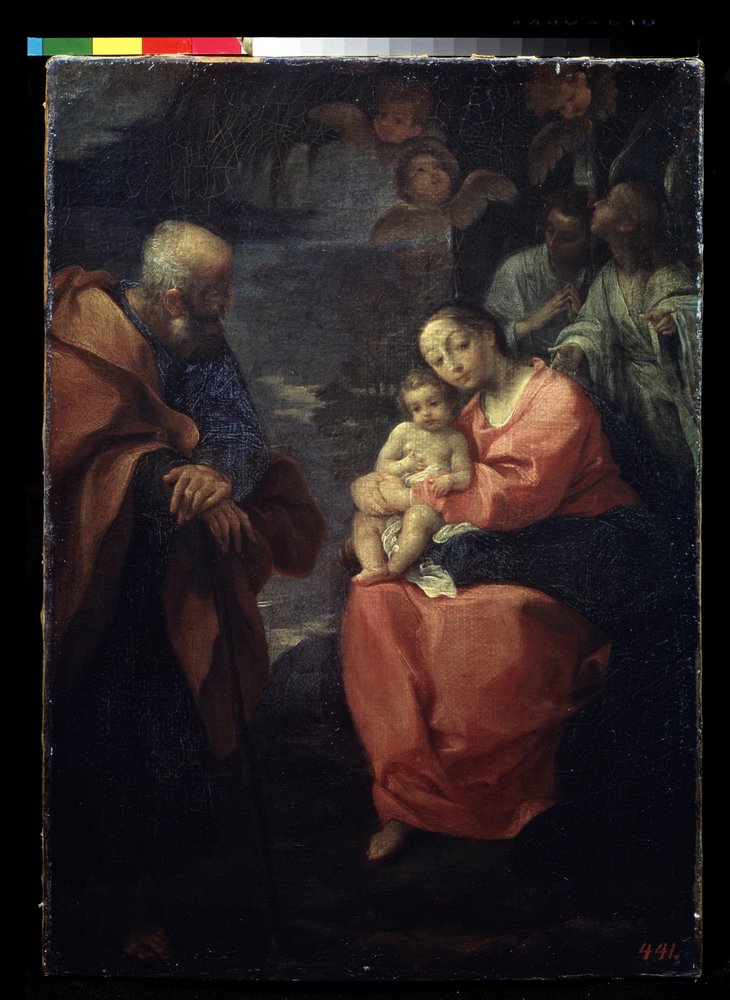 The Holy Family beneath a Palm Tree (Rest on the Flight into Egypt)