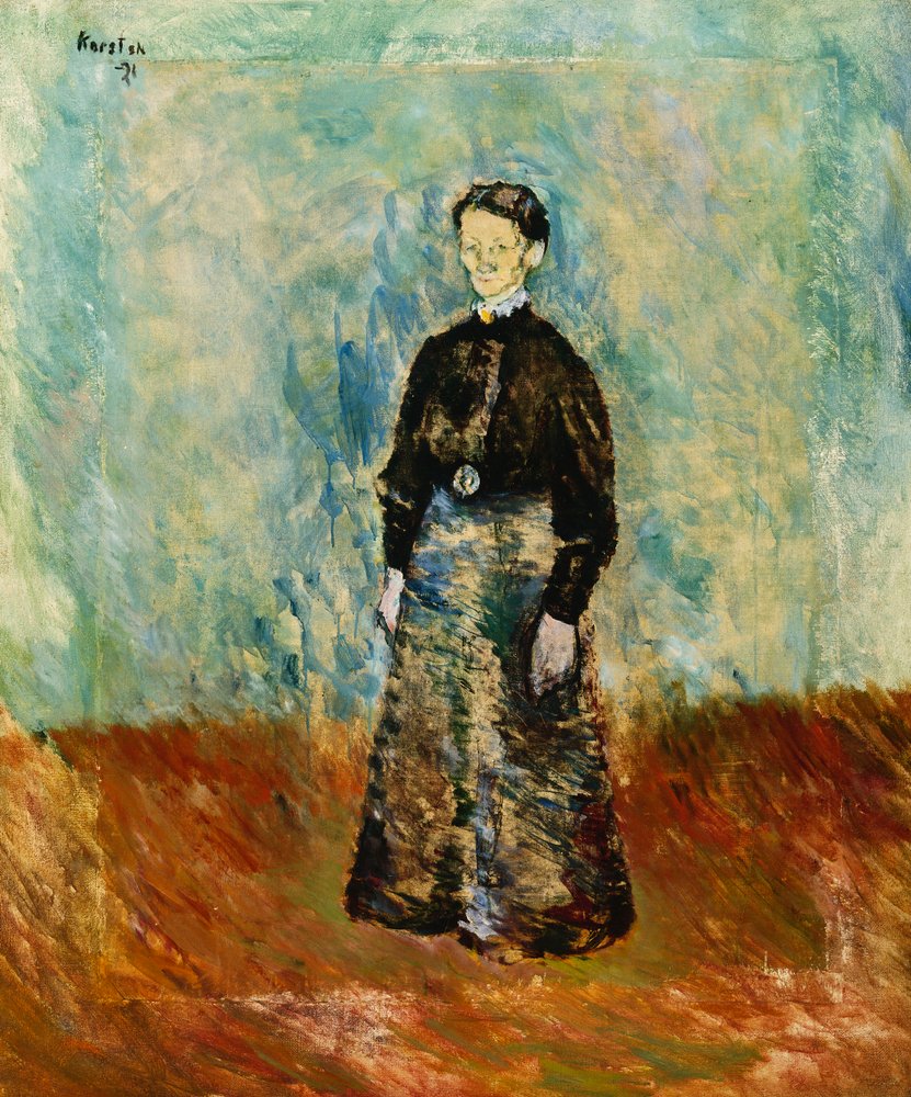 Stationmaster's Wife at Skagen, 1921 by Ludvik Peter Karsten