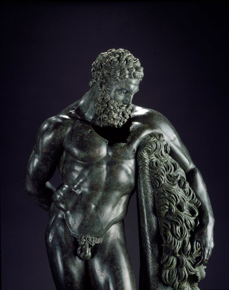 Heracles at Rest (Detail) by Lysippos (attributed to)