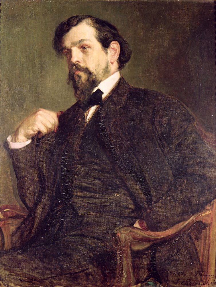 Portrait of Claude Debussy (1862-1918), 1902 by Marcel Andre Baschet