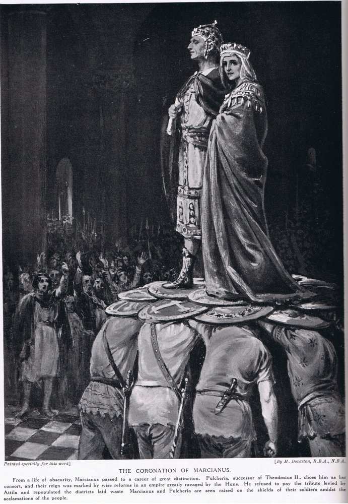 The coronation of Marcianus by Margaret Dovaston