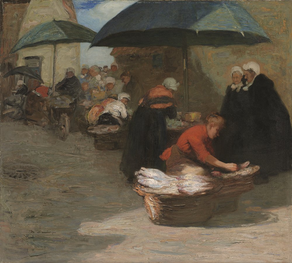 A Flemish Fishmarket by Mark Senior