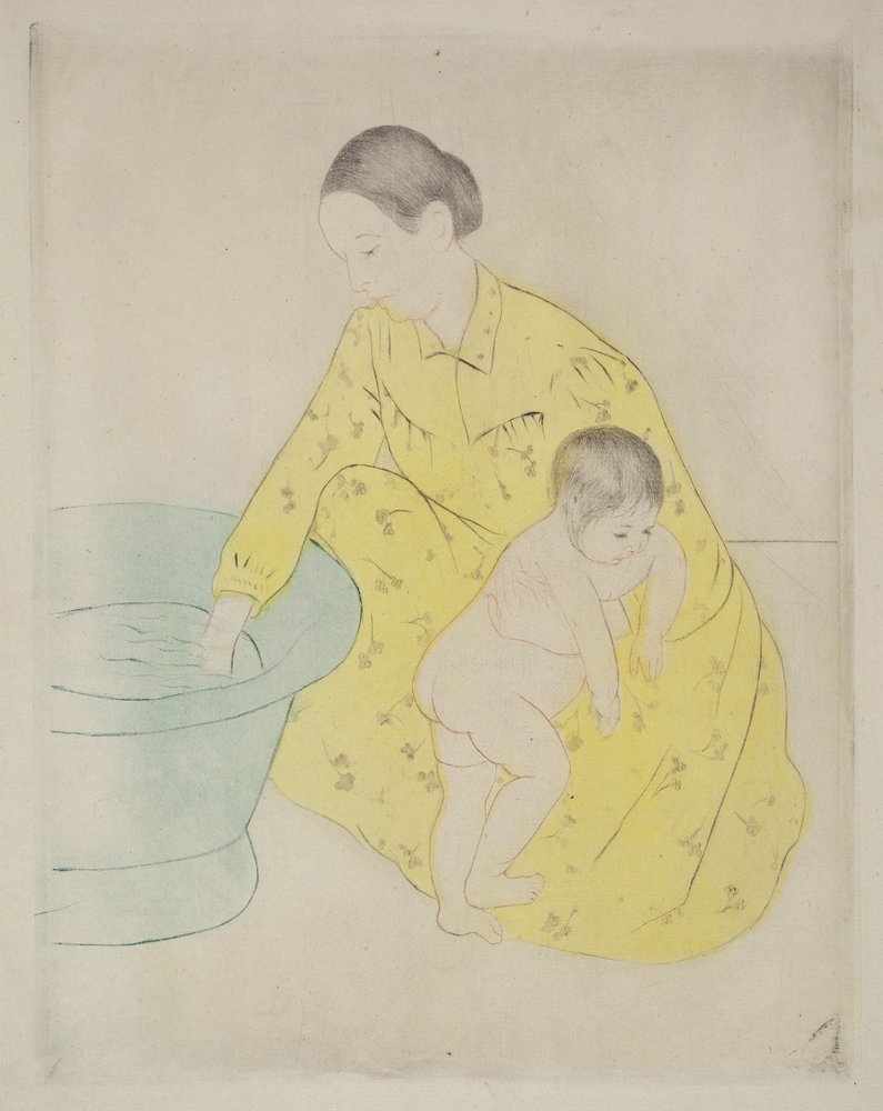 The Bath by Mary Cassatt
