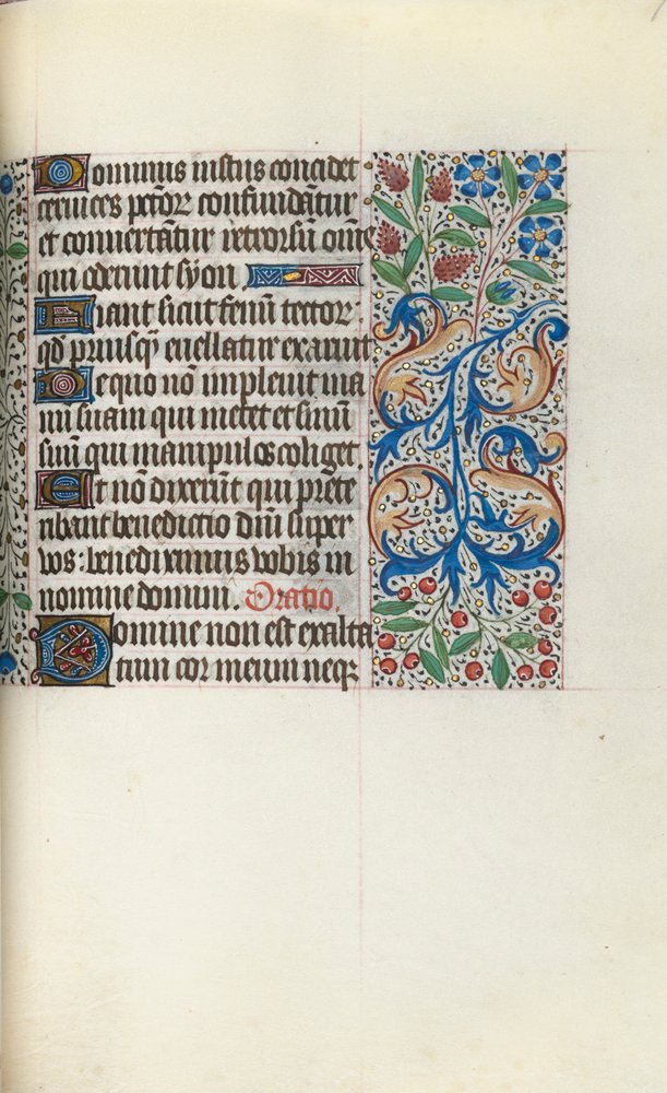 Book of Hours Use of Rouen: fol. 77r by Master of the Geneva Latini