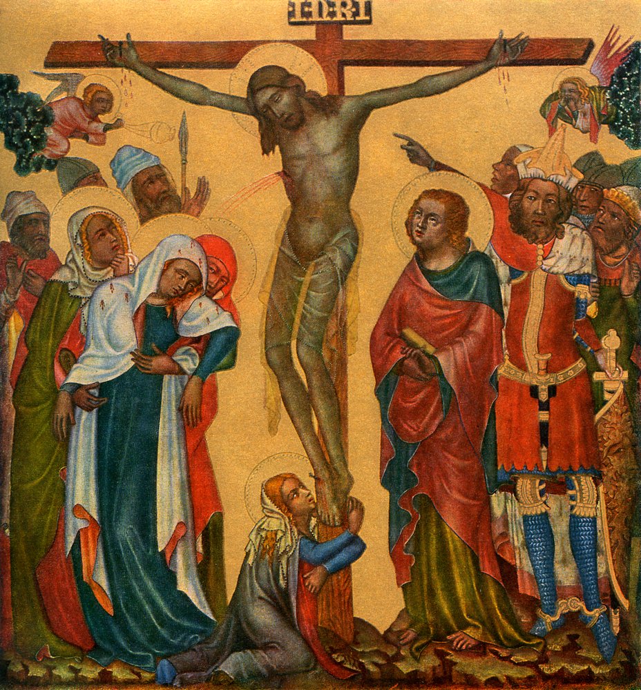 Crucifixion by Master of the Vyssi Brod Altar
