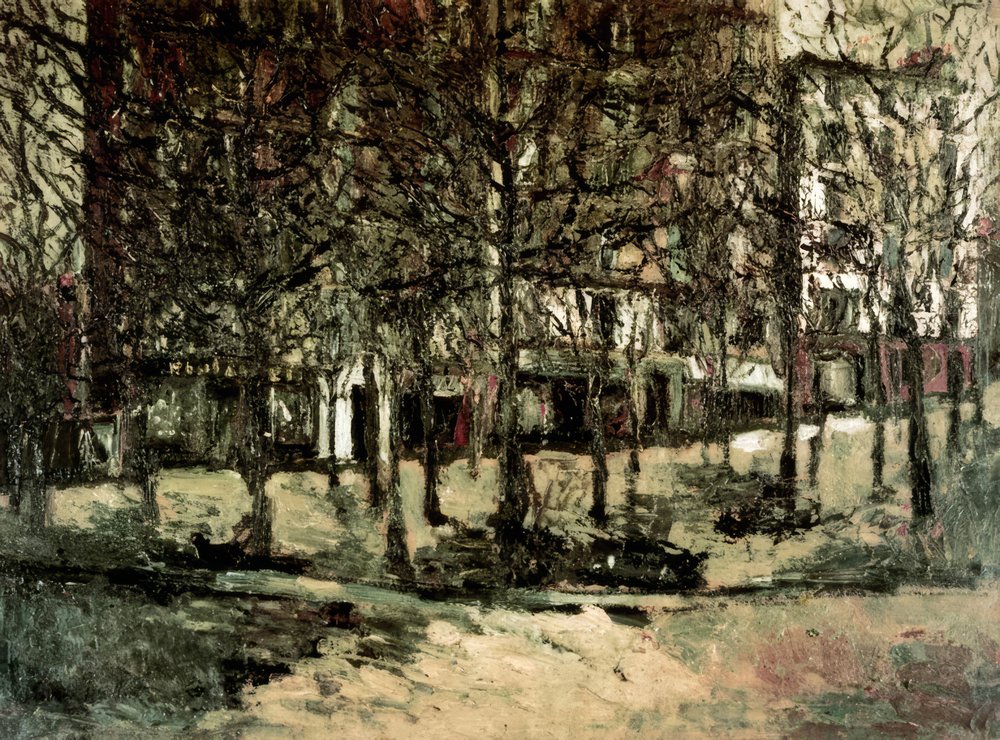 Square on Montmartre by Maurice Utrillo