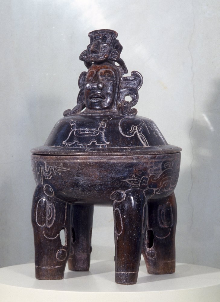 Vase from Calakmul, Early Classic Period by Mayan