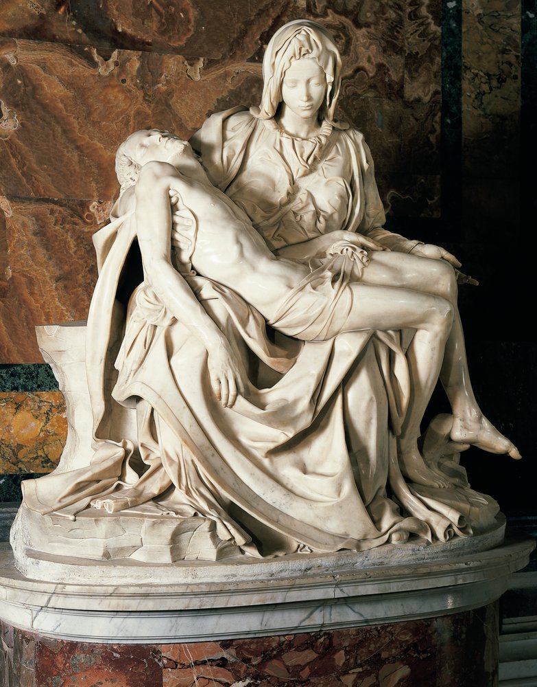 Pieta　Excellent 2G The Pieta by Michelangelo Buonarroti: Buy fine art print