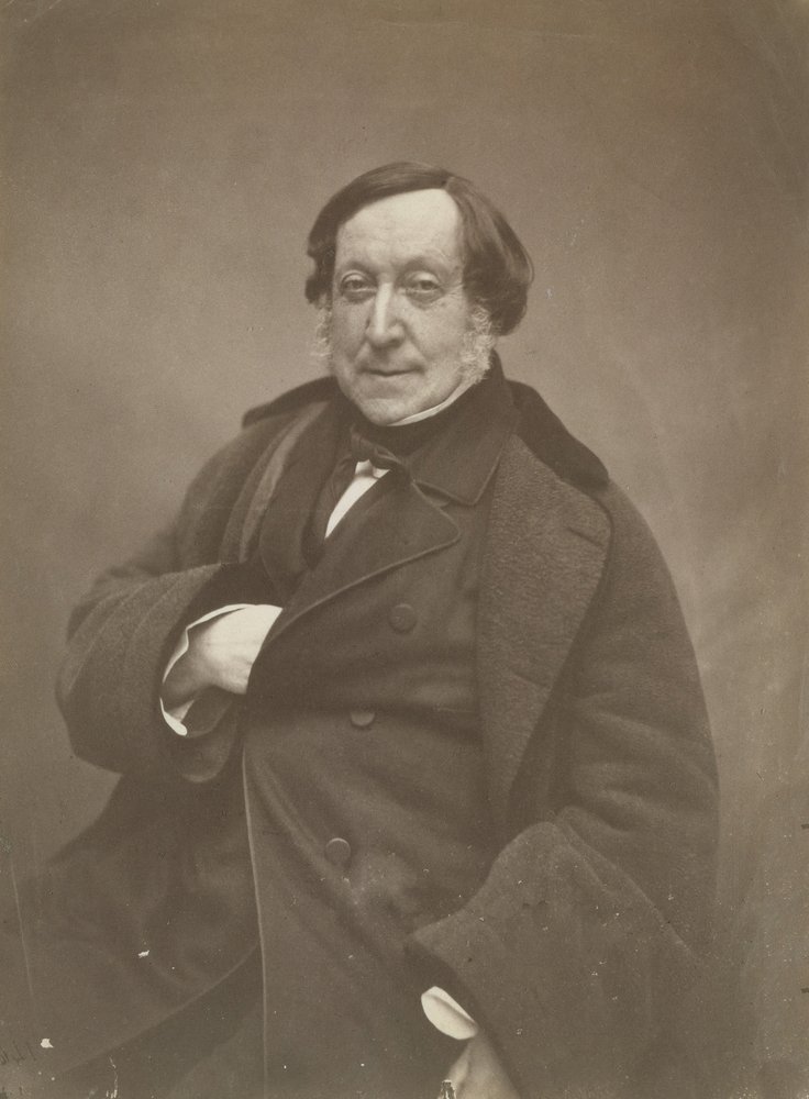 Gioacchino Rossini, March 1856 by Nadar