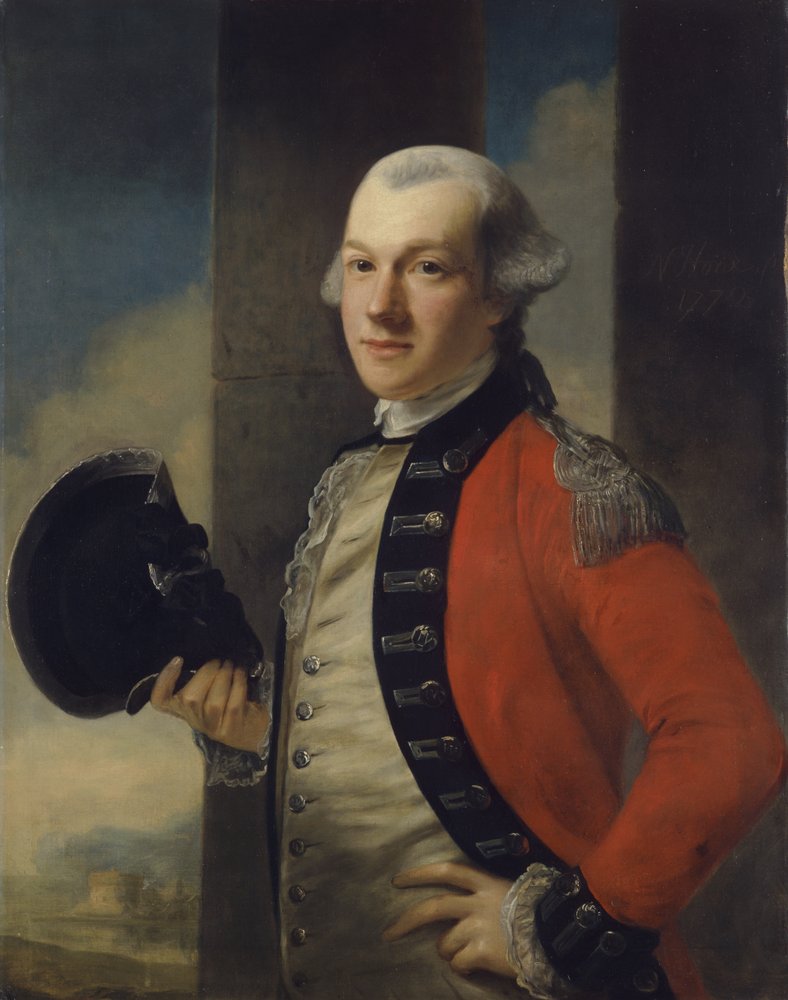 Colonel Thomas Aubrey by Nathaniel Hone: Fine art print