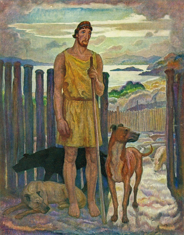 Eumaeus, the swineherd by Newell Convers Wyeth