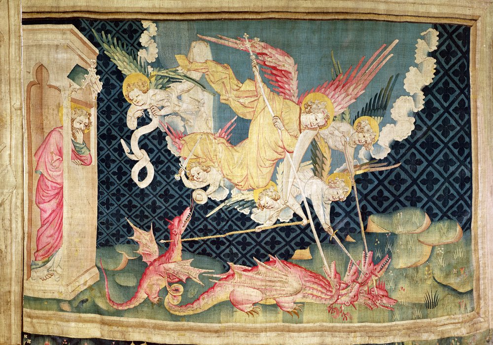 Michael and His Angels Fighting the Dragon, from 'The