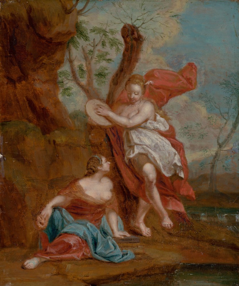 Thalia and Terpsichore by Nicolas Vleughels