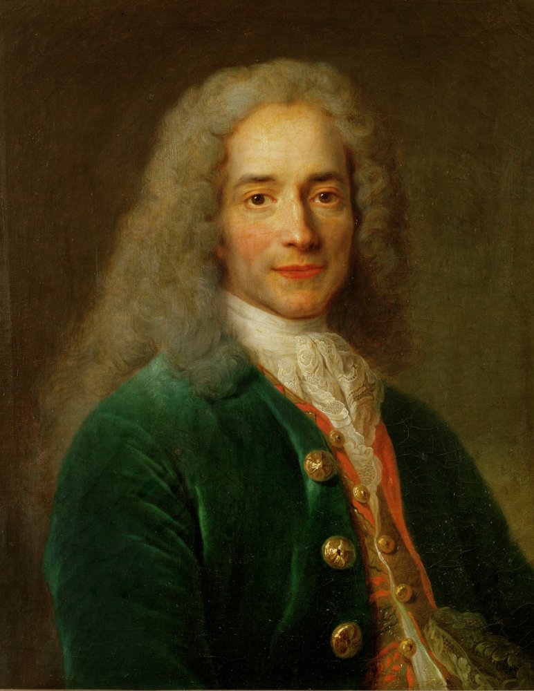 Voltaire, as a Young Man by Nicolas de Largilliere