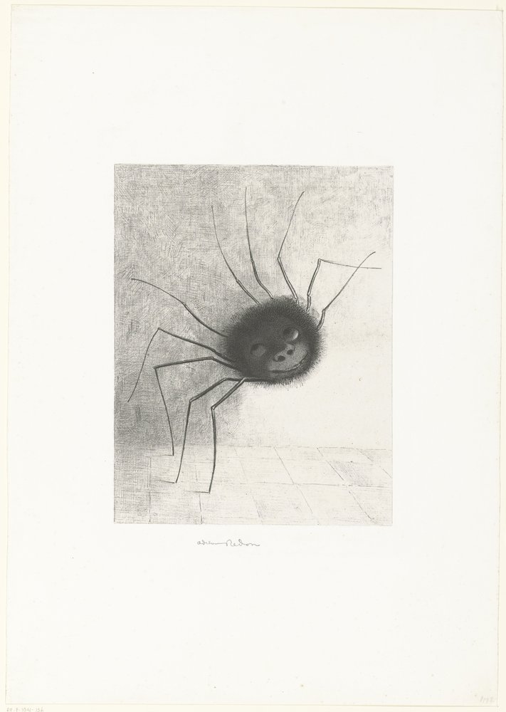 The Spider by Odilon Redon
