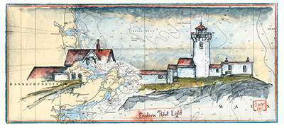 Eastern Point Light by Ole West