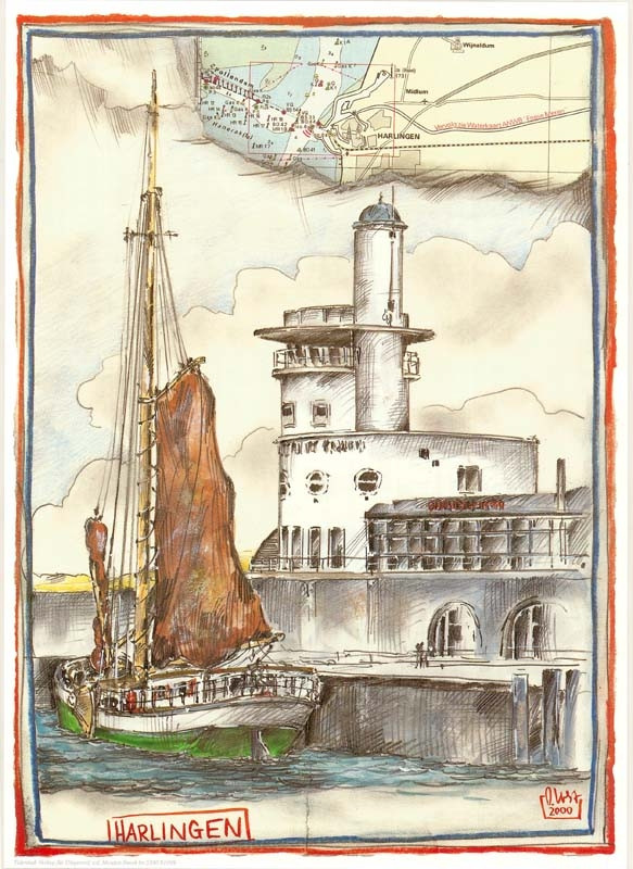 Harlingen, Netherlands by Ole West