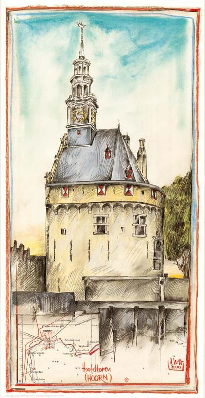 Hoofdtoren (Hoorn), Netherlands by Ole West