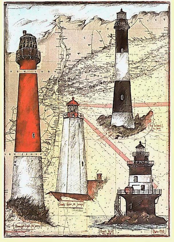 New Jersey Lighthouse by Ole West
