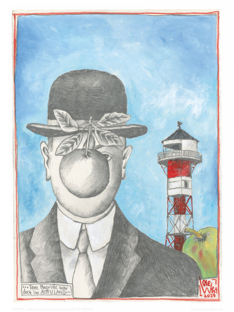 René Magritte Was in the Altes Land After All by Ole West