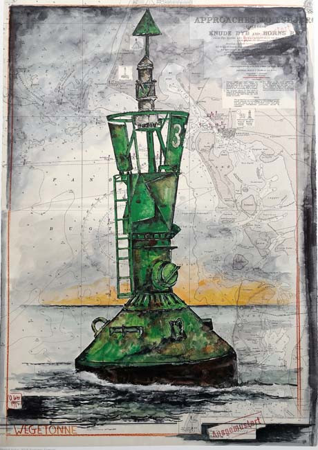 Channel buoy 37 by Ole West