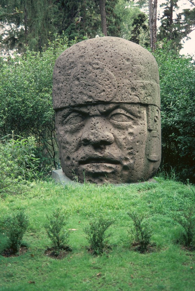 Colossal Head by Olmec: Premium art reproduction