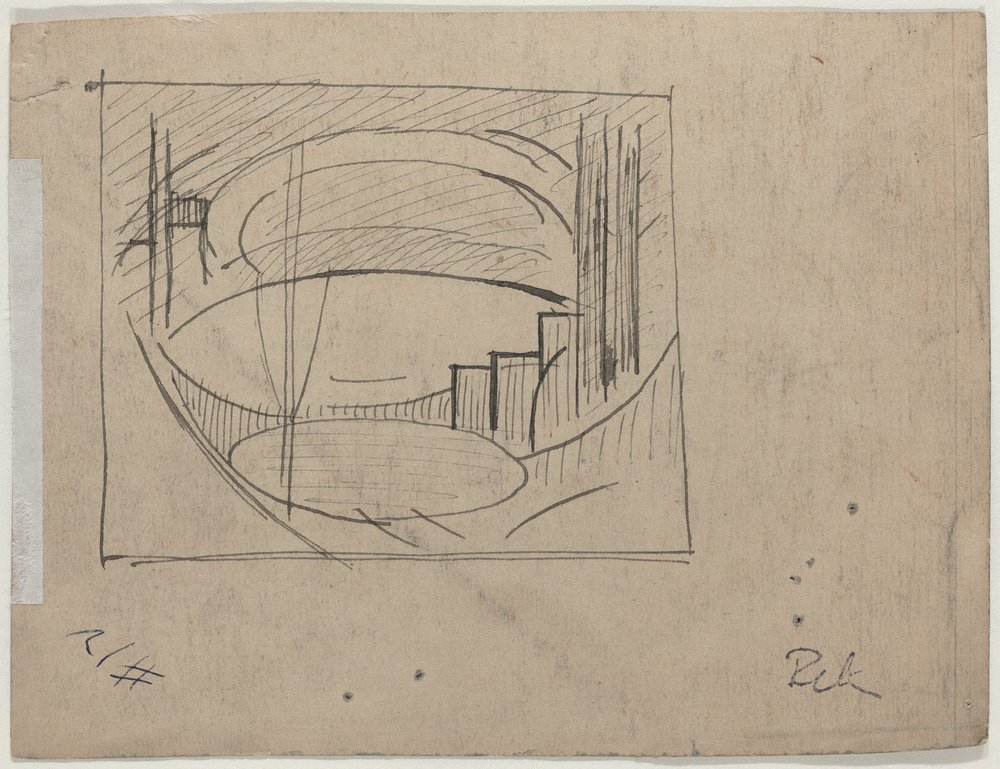 Study for Soho by Oscar F. Bluemner