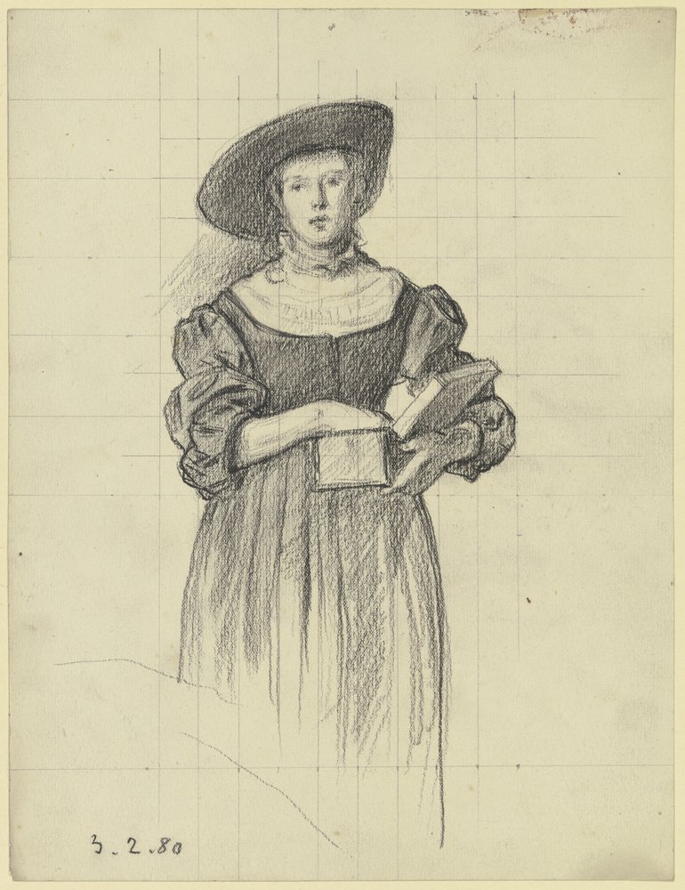 Portia from "Preparation for the Costume Ball" by Otto Scholderer