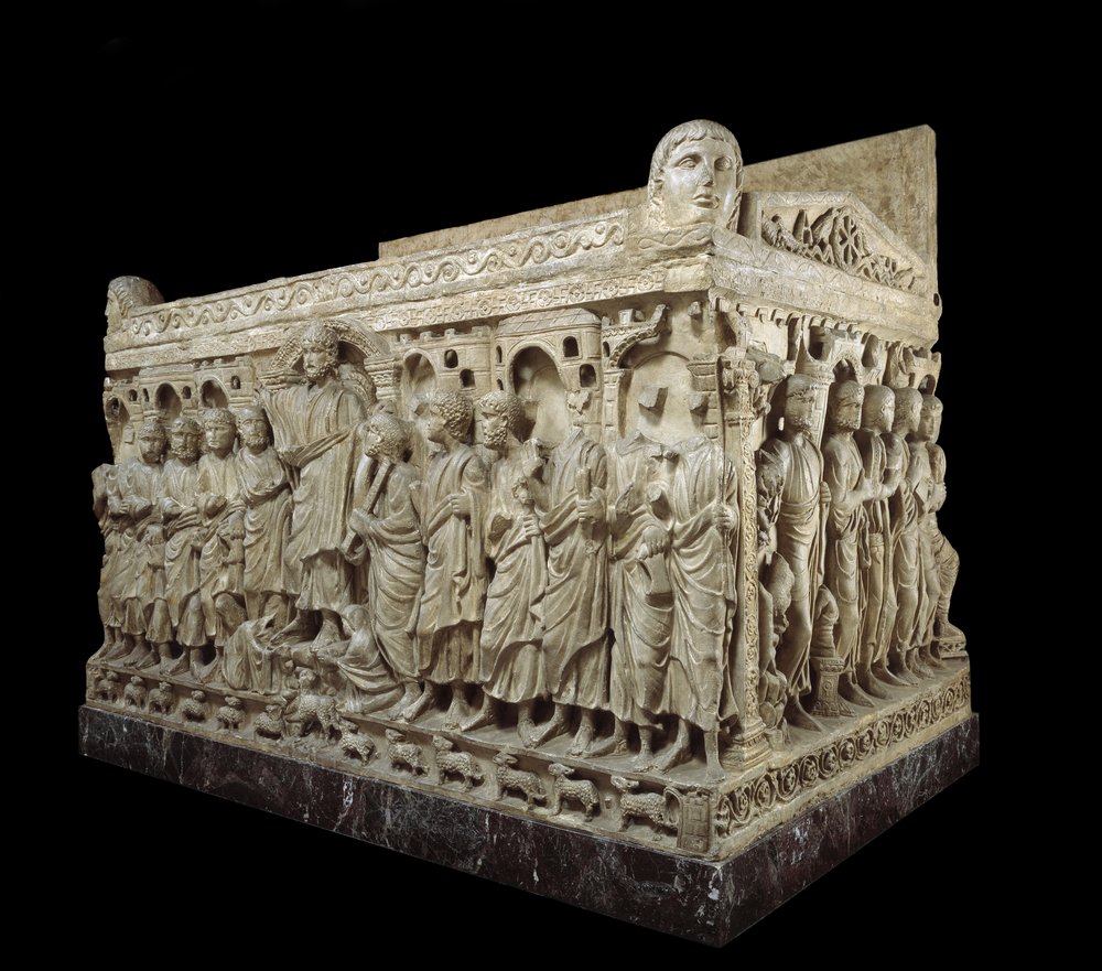 Sarcophagus of Flavius Stilicho, c. 359-408 (marble) by Paleo-Christian